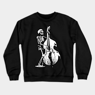 death plays bass guitar Crewneck Sweatshirt